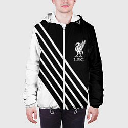 Куртка с капюшоном мужская Liverpool sport fc geometry, цвет: 3D-белый — фото 2