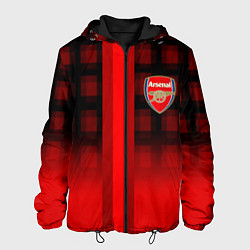 Куртка с капюшоном мужская Arsenal fc sport geometry steel, цвет: 3D-черный