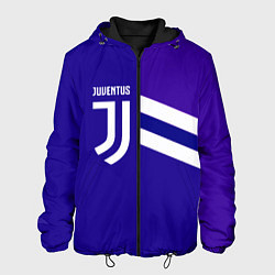 Куртка с капюшоном мужская Juventus sport geometry line, цвет: 3D-черный