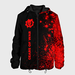 Мужская куртка Gears of War - red gradient по-вертикали