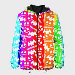 Мужская куртка Marshmello rainbow