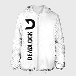 Мужская куртка Deadlock glitch на светлом фоне по-вертикали