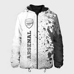 Мужская куртка Arsenal - white gradient по-вертикали