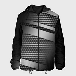 Мужская куртка Карбоновая текстура хром