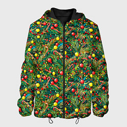Мужская куртка Разноцветные ёлочные шары