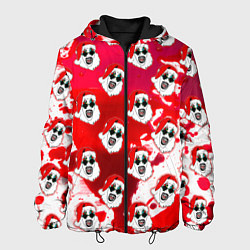 Мужская куртка Funny Santa clown Art in blood