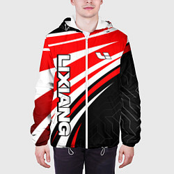 Куртка с капюшоном мужская Lixiang- red sport uniform, цвет: 3D-белый — фото 2
