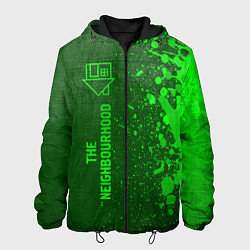 Мужская куртка The Neighbourhood - green gradient по-вертикали