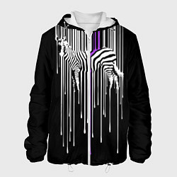 Мужская куртка Штрихкод зебра