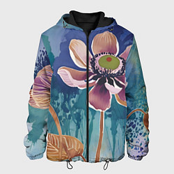 Мужская куртка Красочный цветок