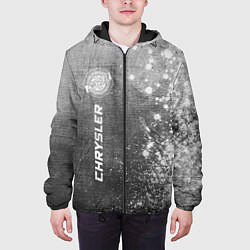 Куртка с капюшоном мужская Chrysler - grey gradient по-вертикали, цвет: 3D-черный — фото 2