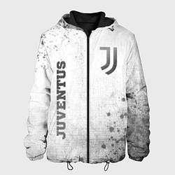 Куртка с капюшоном мужская Juventus - white gradient вертикально, цвет: 3D-черный