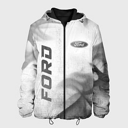 Мужская куртка Ford - white gradient вертикально