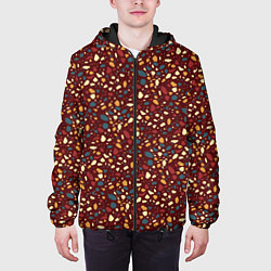 Куртка с капюшоном мужская Садовая дорожка, цвет: 3D-черный — фото 2