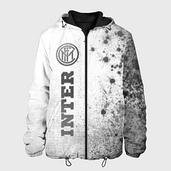 Мужская куртка Inter - white gradient по-вертикали