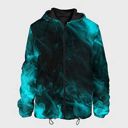 Куртка с капюшоном мужская Neon smoke, цвет: 3D-черный