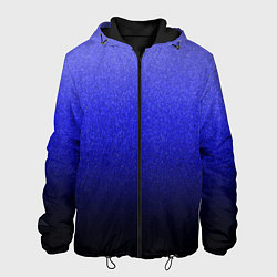 Мужская куртка Градиент индиго из синего в чёрный