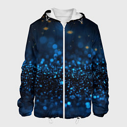 Мужская куртка Боке блестяшки на черном