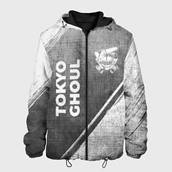 Куртка с капюшоном мужская Tokyo Ghoul - grey gradient вертикально, цвет: 3D-черный