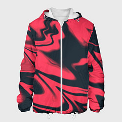 Мужская куртка Color black red