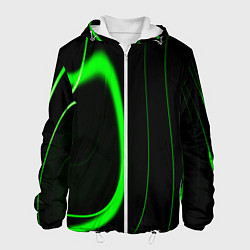 Мужская куртка Color green light green black