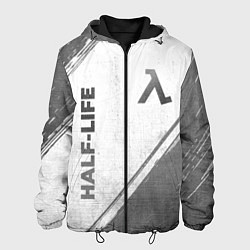Куртка с капюшоном мужская Half-Life - white gradient вертикально, цвет: 3D-черный