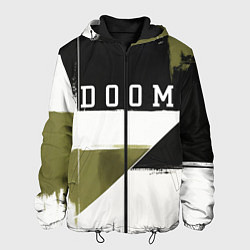 Куртка с капюшоном мужская Doom The Dark Ages, цвет: 3D-черный