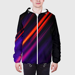 Куртка с капюшоном мужская Multicolored, цвет: 3D-белый — фото 2