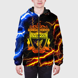 Куртка с капюшоном мужская Liverpool storm, цвет: 3D-черный — фото 2