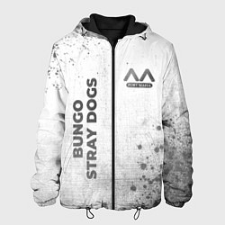 Куртка с капюшоном мужская Bungo Stray Dogs - white gradient вертикально, цвет: 3D-черный