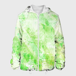 Мужская куртка Абстракция - light green atom