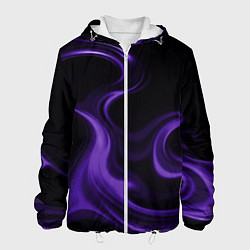 Куртка с капюшоном мужская The color is purple, цвет: 3D-белый