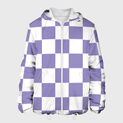 Мужская куртка Квадраты фиолетовые