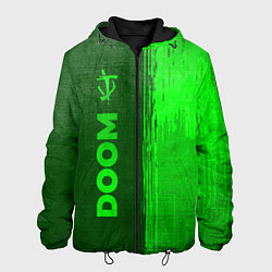 Мужская куртка Doom - green gradient по-вертикали
