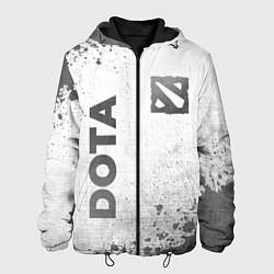 Куртка с капюшоном мужская Dota - white gradient вертикально, цвет: 3D-черный