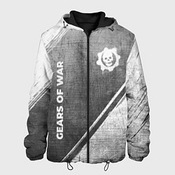 Мужская куртка Gears of War - grey gradient вертикально