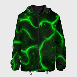 Мужская куртка Неновые зигзаги