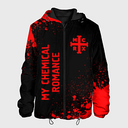 Мужская куртка My Chemical Romance - red gradient вертикально
