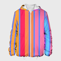 Мужская куртка Теплые цветные полосы
