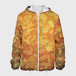 Мужская куртка Абстракция - orange camouflage