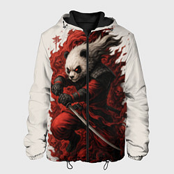 Мужская куртка Демоническая панда самурай - нейроарт