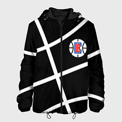 Мужская куртка Клипперс - текстура черного мяча