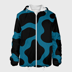 Мужская куртка Синяя коровья расцветка