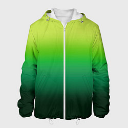 Мужская куртка Градиент укропное зеленое омбре