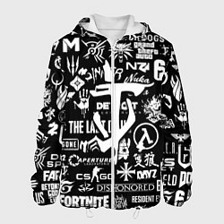 Мужская куртка Doom логотипы всех игр