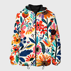 Мужская куртка Простые цветы