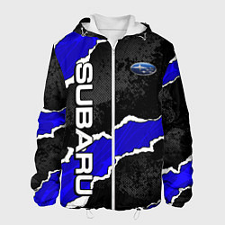 Мужская куртка Subaru - синий разрыв
