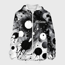 Куртка с капюшоном мужская Abstract fantasy pattern - Milano, цвет: 3D-белый