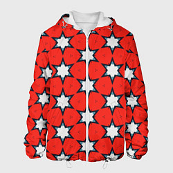Мужская куртка Звезды на красном