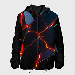 Куртка с капюшоном мужская Plate fracturing, цвет: 3D-черный